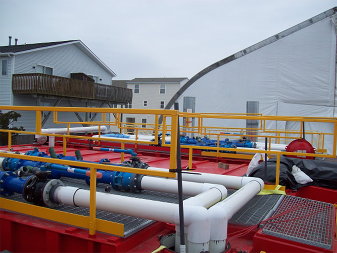 Where has the Oxygenator been used - Excavations