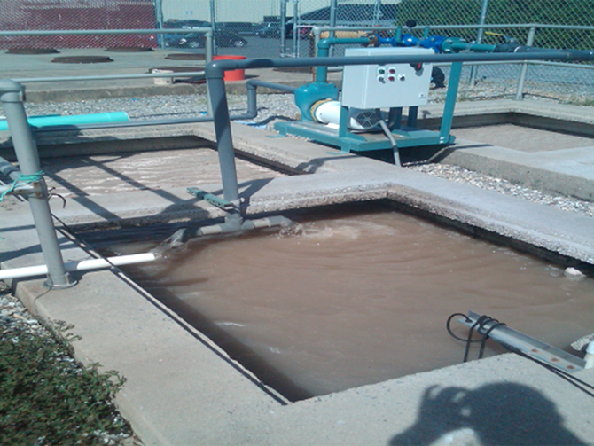 Where has the Oxygenator been used - Industrial Wastewater
